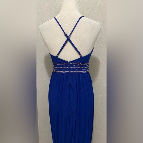 Lulu's Embellished Maxi Dress in Royal Blue - Picture 5 of 5